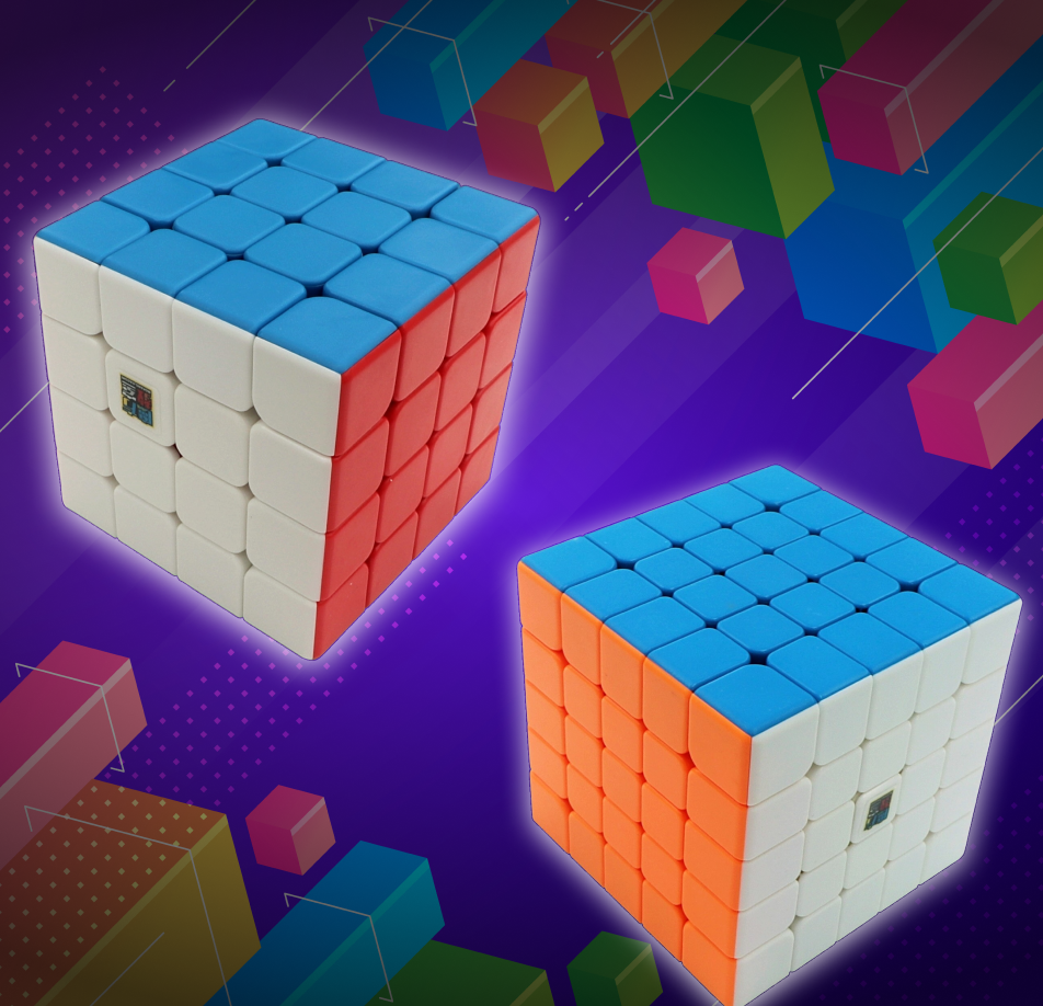 Cub Imagine PACHET PROMO 1+1 Cub Rubik MoYu Mei-Long 4x4x4 | Rapid si Usor de ...